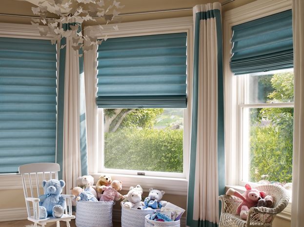 Vignette® Roman Shades with LiteRise®